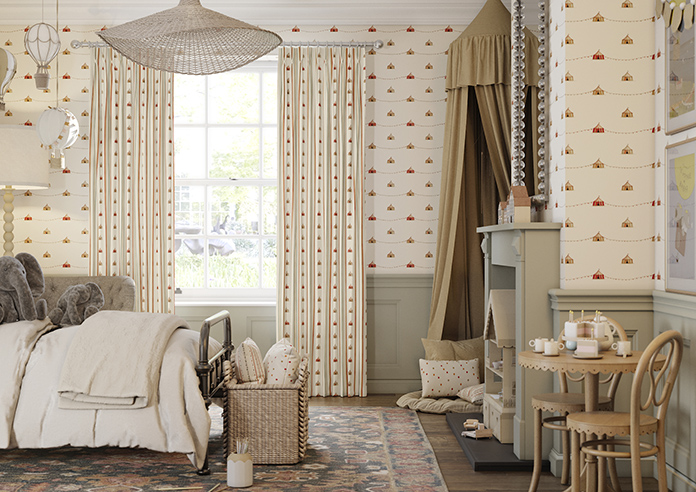 May Day, Tent Stripe Spice - Made to Measure Curtains - Image 3